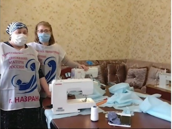 В Ингушетии «Матери России» шьют одежду для медработников