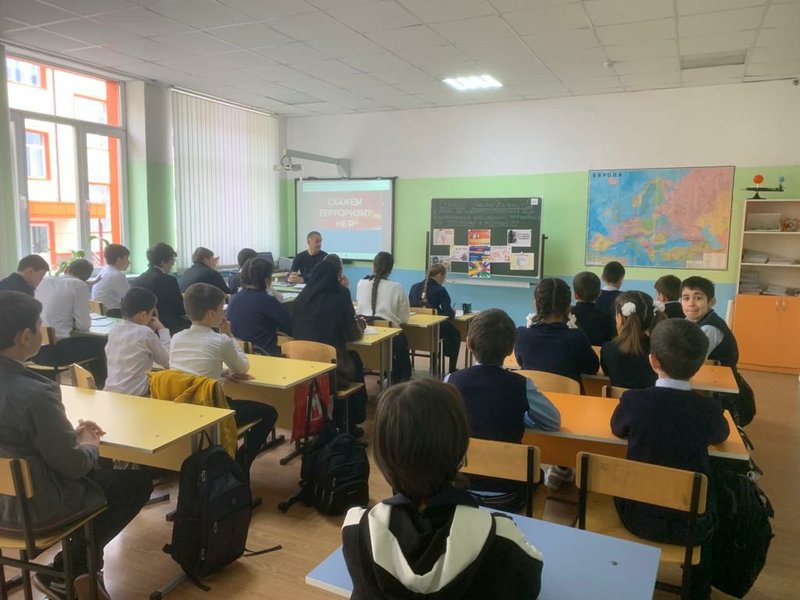 В столице Ингушетии провели беседу со школьниками по противодействию терроризму