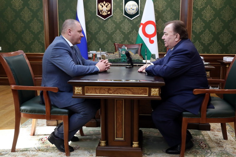 Глава Ингушетии и заместитель полпреда Президента России в СКФО обсудили вопросы взаимодействия