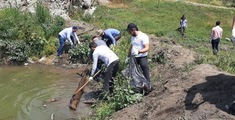 В Ингушетии очистили русло реки Ачалучка в рамках всероссийской акции «Вода России»