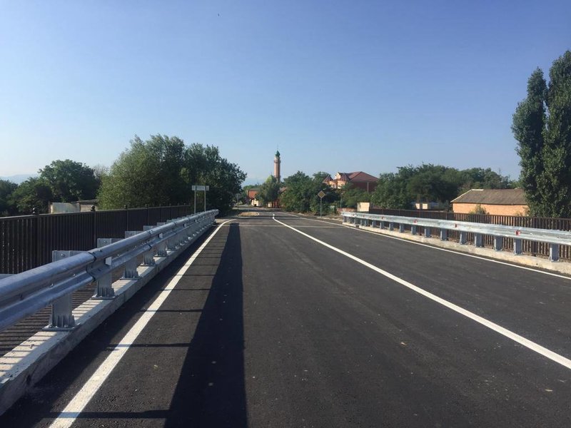 В городе Сунжа Ингушетии  открыли движение по новому автомобильному мосту